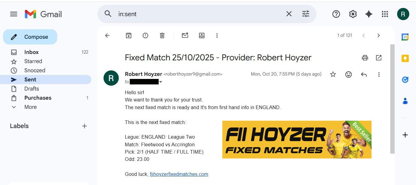 Unique Fixed Matches