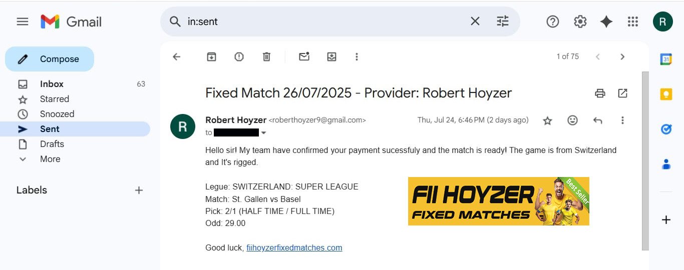 Fixed Matches